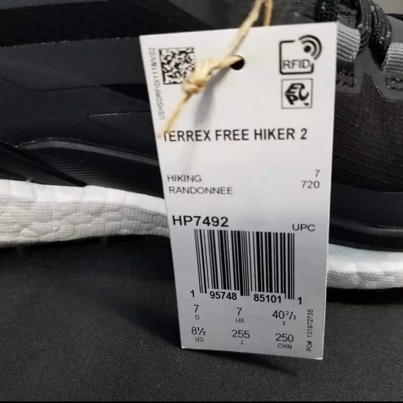 adidas Terrex Black and Gray Sneakers - Picture 10 of 10